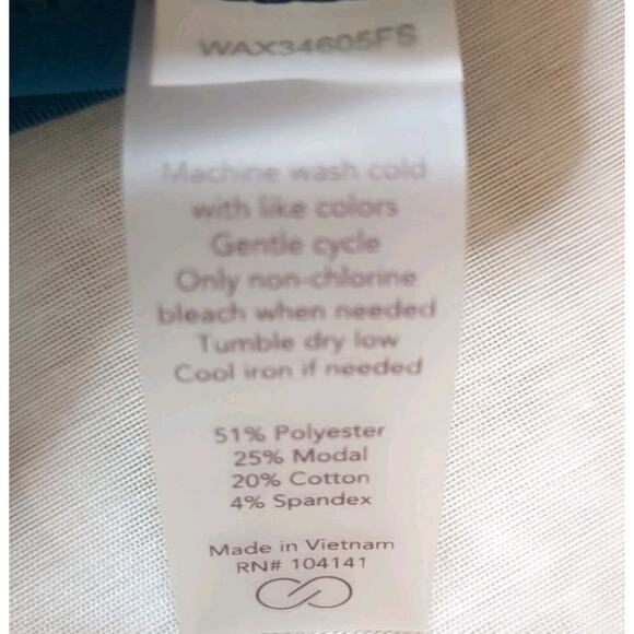 Calia Soft Scuba Pullover Womens S Deep Marine 1/2 Zip Sweatshirt Lounge Cozy - Picture 11 of 13